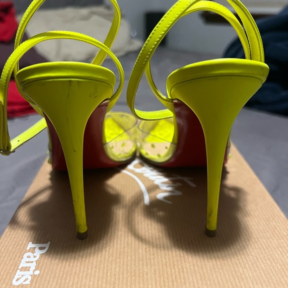 Christian Louboutin Fluorescent Crystal Strass Spikaqueen 100 size 35 - Picture 13 of 13